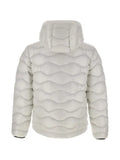 Blauer wave-quilted down jacket