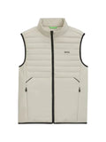 BOSS water-repellent gilet with decorative reflective accents
