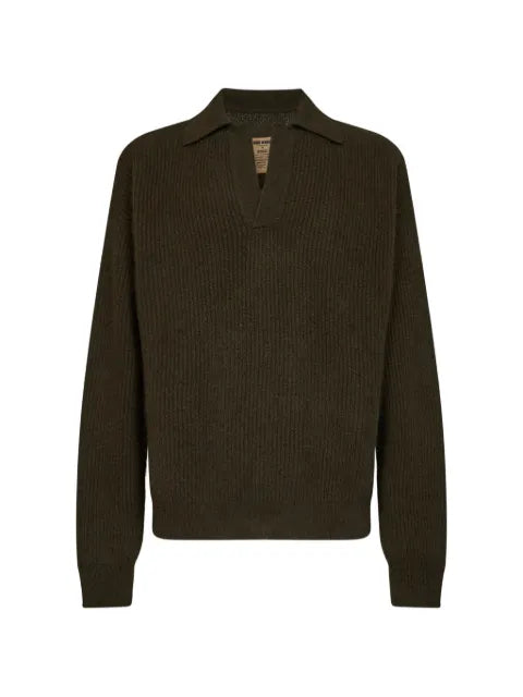 Uma Wang ribbed-knit long-sleeve sweater