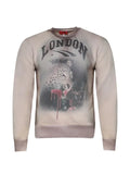 LA MASKARADE Dirty London graphic-print sweater