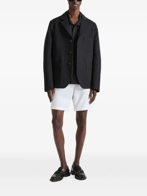 Givenchy single-breasted deconstructed jacket in cotton