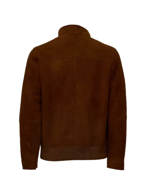 DONDUP shearling zip-up jacket