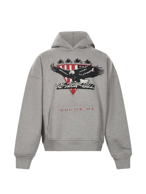 RHUDE Stage Racing graphic-print hoodie