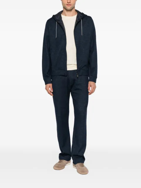 Corneliani zip-fastening hoodie