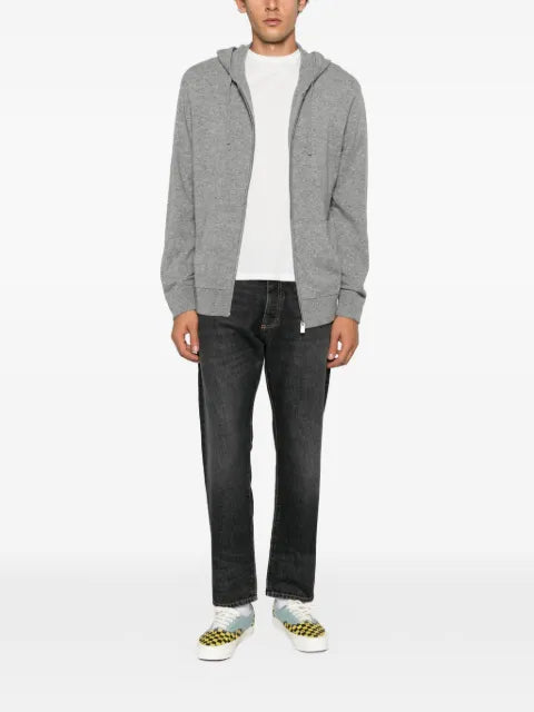 FROM FUTURE zip-up hood cardigan