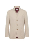 Brunello Cucinelli mandarin-collar jacket