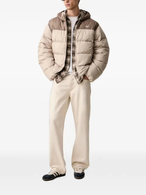 adidas Regen two-tone hooded puffer jacket