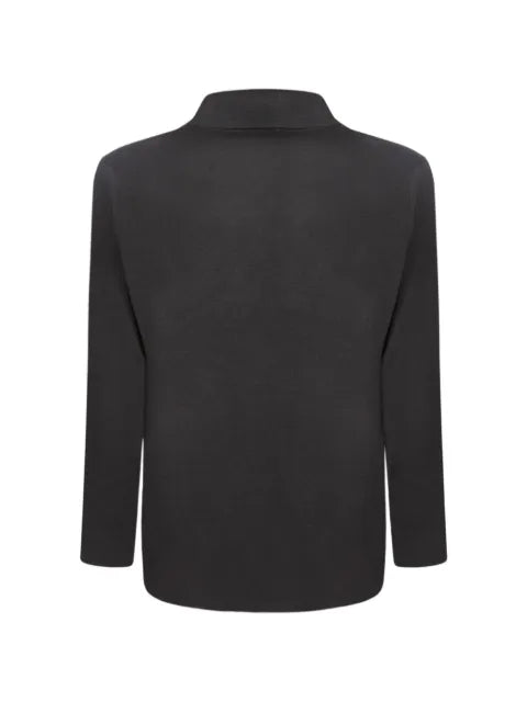Lardini notch-lapel knitted cardigan