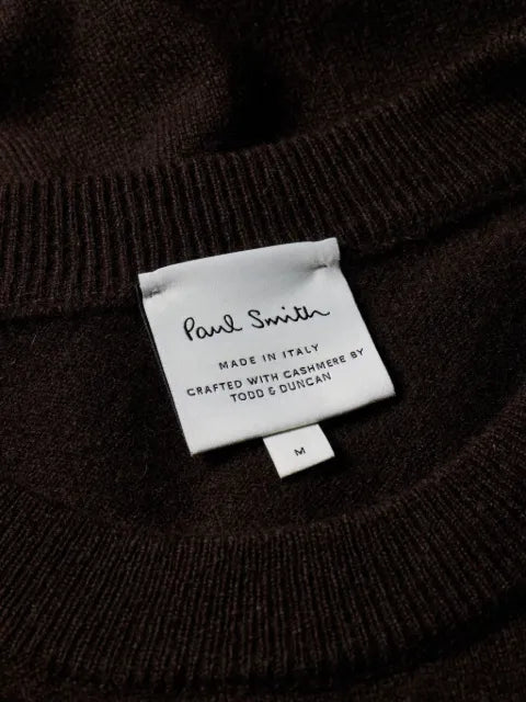 Paul Smith dark brown cashmere sweater