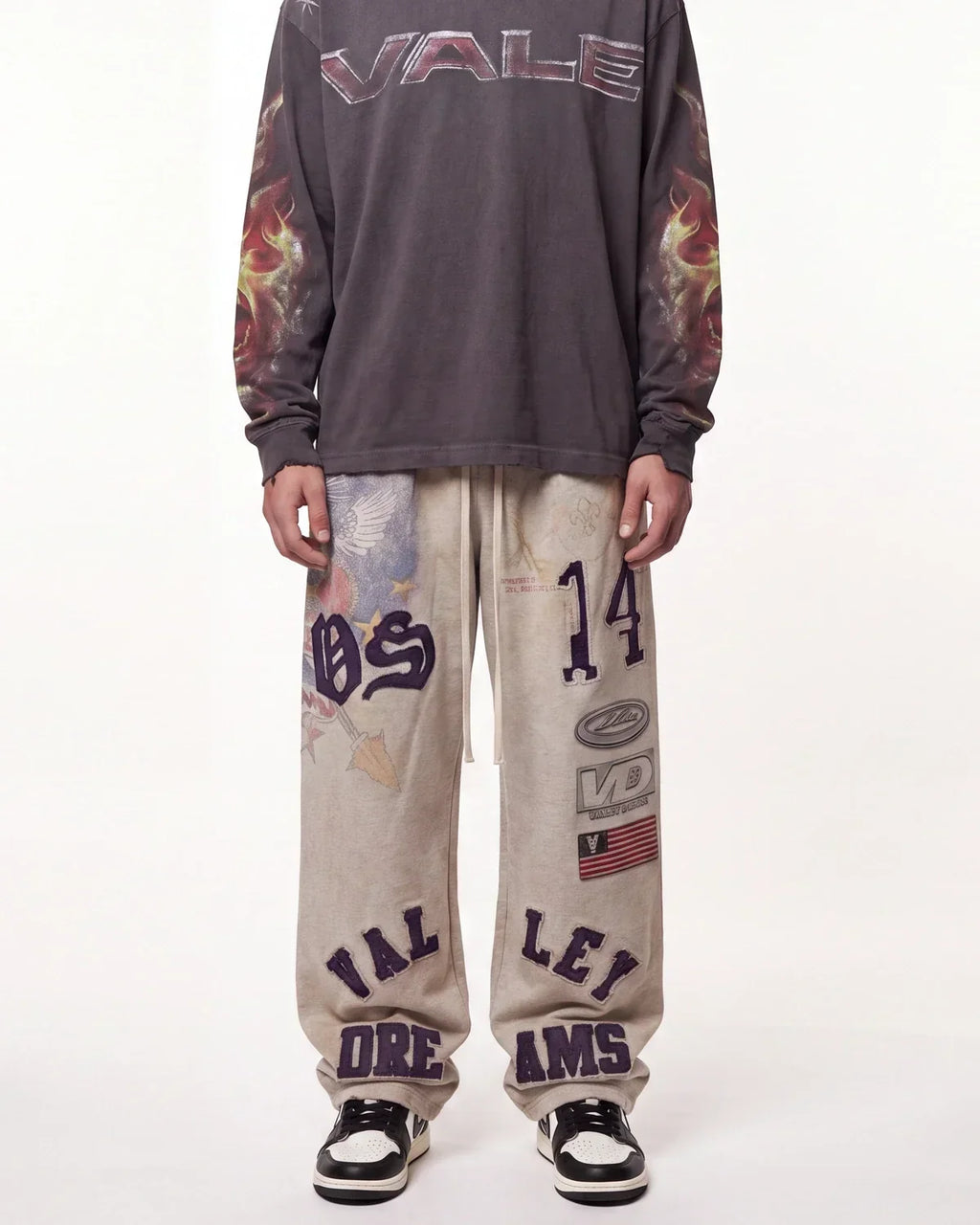 Vale Forever Crash Sweatpants — Dirty Grey