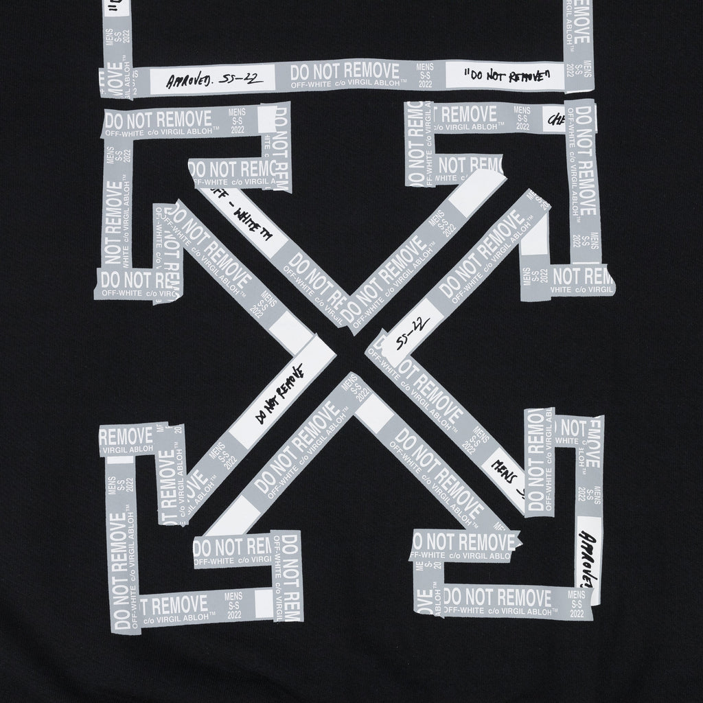Black Tape Arrow Hoodie