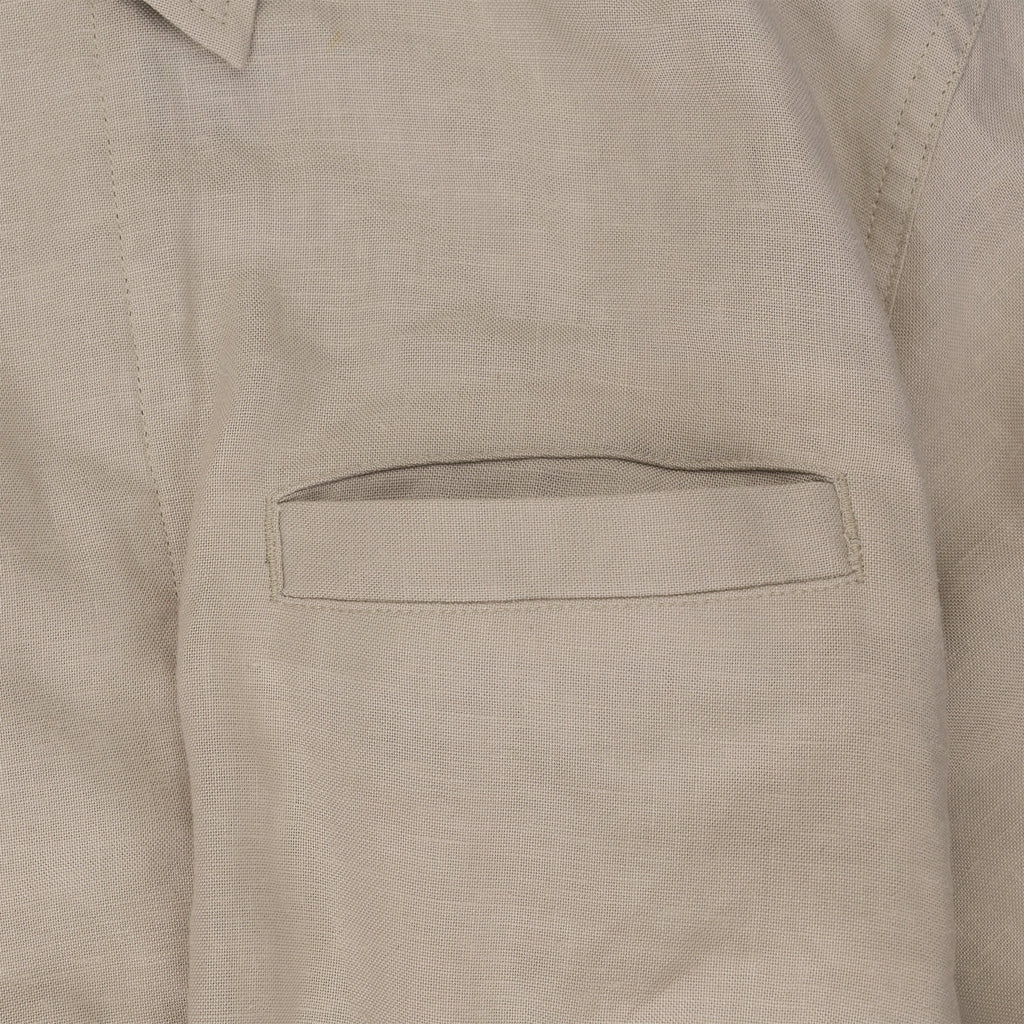 Beige Linen Jumpsuit Beige