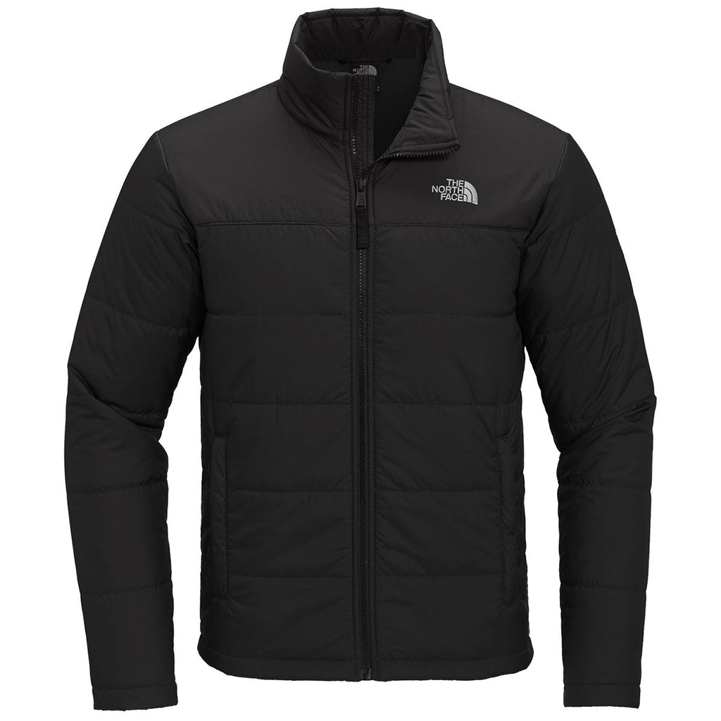 The North Face Black Stand-Collar Puffer Jacket with Smooth Yoke