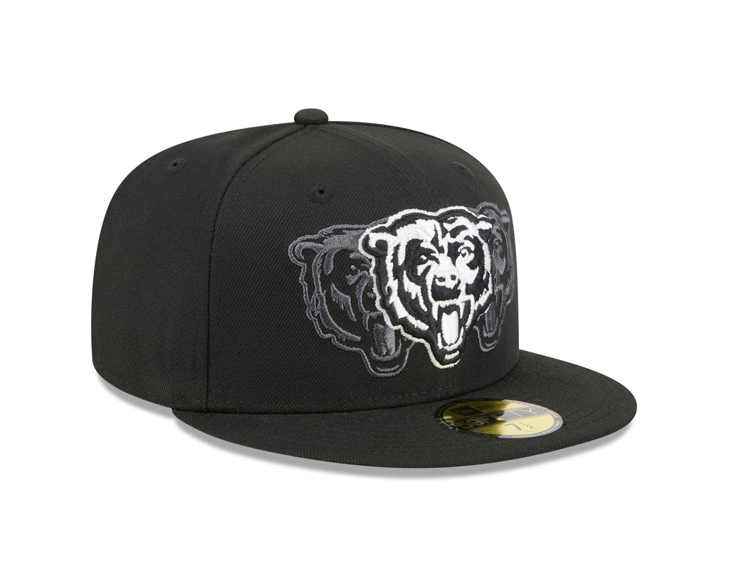 New Era 5950 Chicago Bears Tri Hit Fitted Hat
