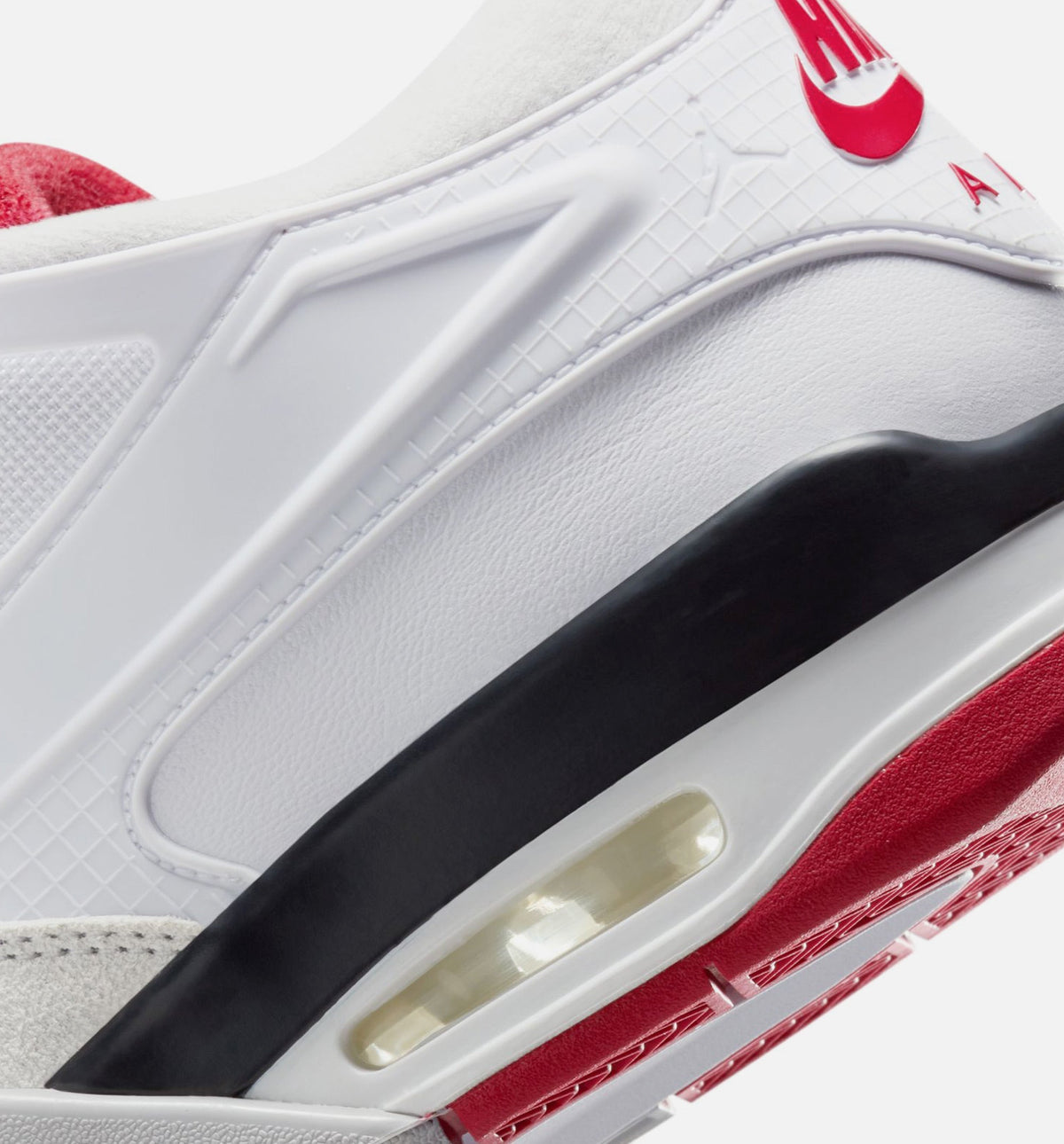 Air Jordan 4 RM Men's Lifestyle Shoe – White/Black/Neutral Grey/Varsity Red