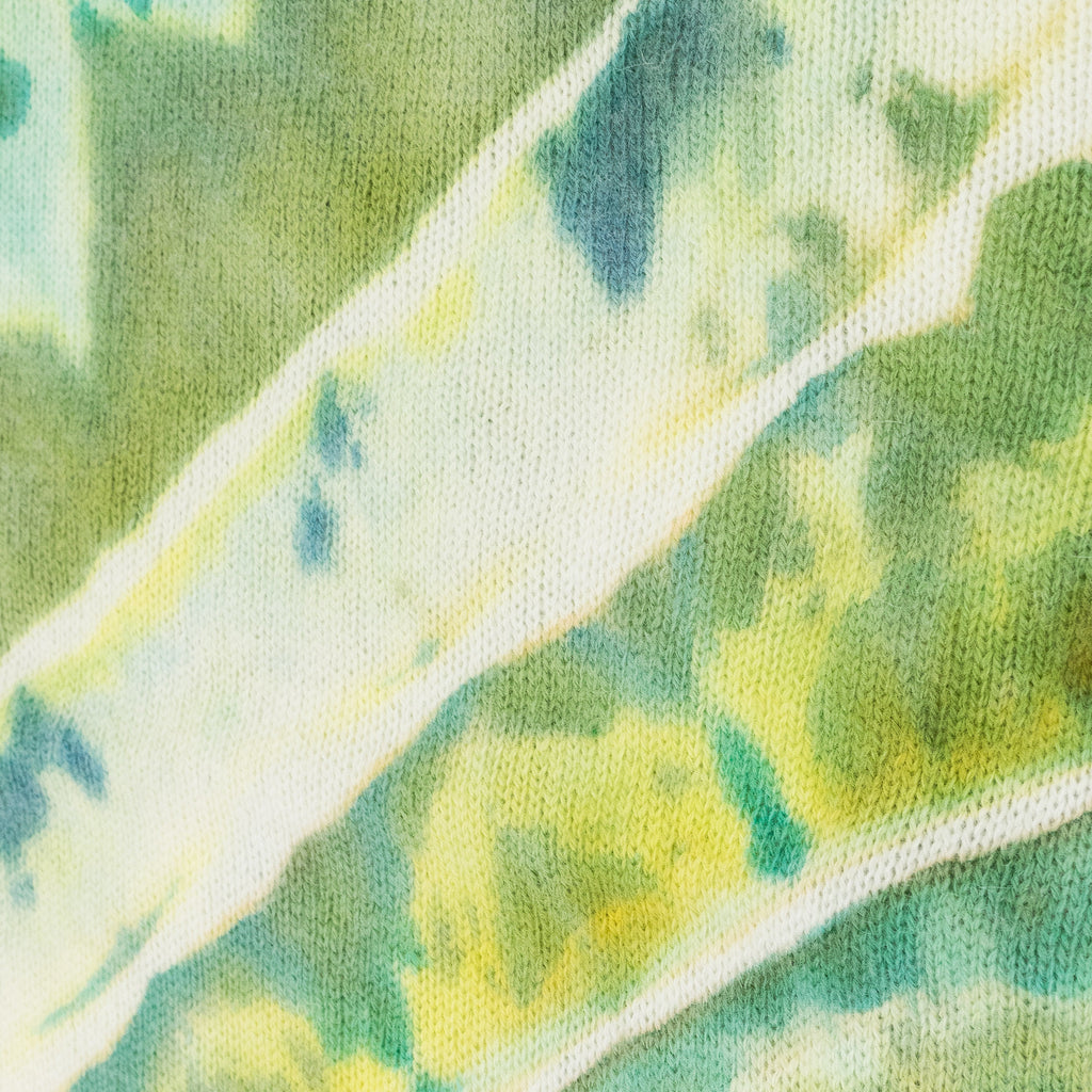 Green Ma Tie Dye Cashmere Crewneck Sweatshirt