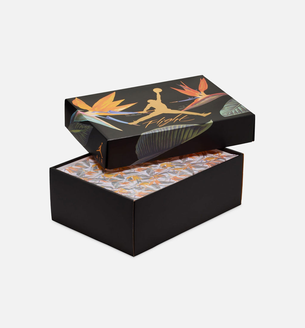 Air Jordan 4 Retro Birds of Paradise | Women's Lifestyle Shoe | Coconut Milk/Metallic Gold/Muslin/Bright Mango/Sundial/Black