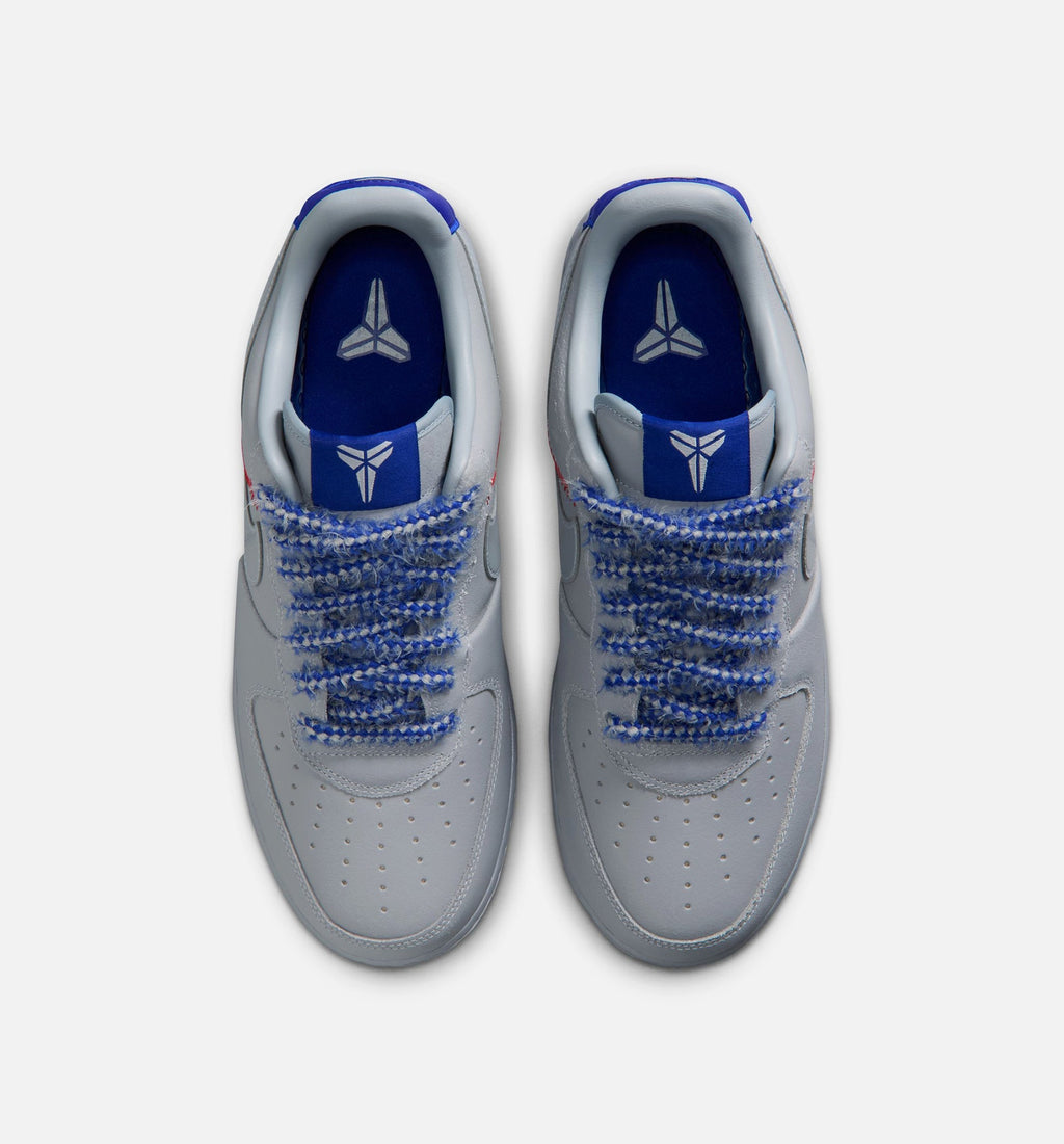 Nike Air Force 1 Low Retro Wolf Grey and Rush Blue Men's Lifestyle Shoe – Wolf Grey / Rush Blue