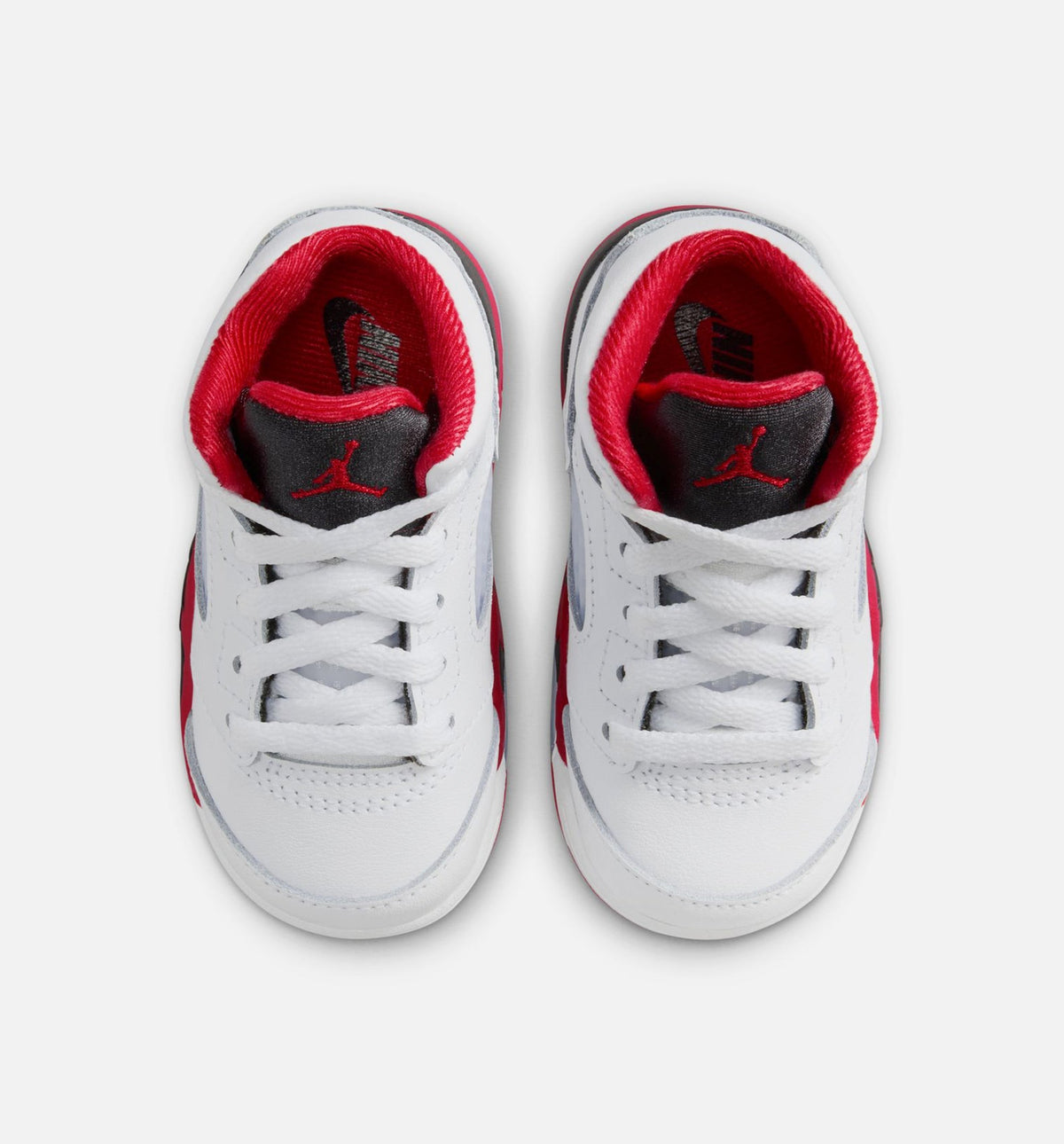 Air Jordan 5 Retro Fire Red Infant Sneakers - Fire Red/White