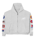 Bottega Desires Patches Gray Hoodie