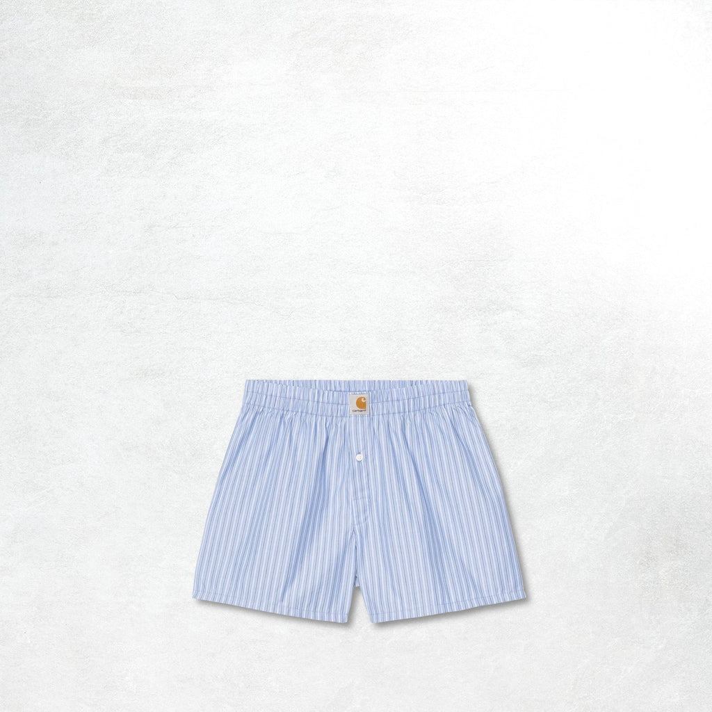 Carhartt WIP Cotton Boxer: Keene Stripe, Curacao