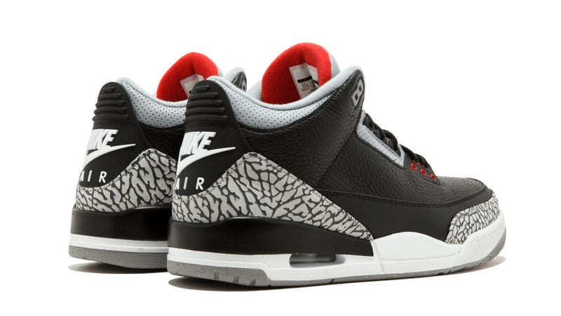 Air Jordan 3 Retro OG 'Black Cement' – The Undisputed Greatest AJ3 in Black Tumbled Leather & Cement Elephant Print