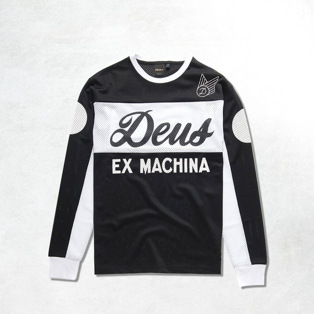 Deus Saber Moto Jersey: Black