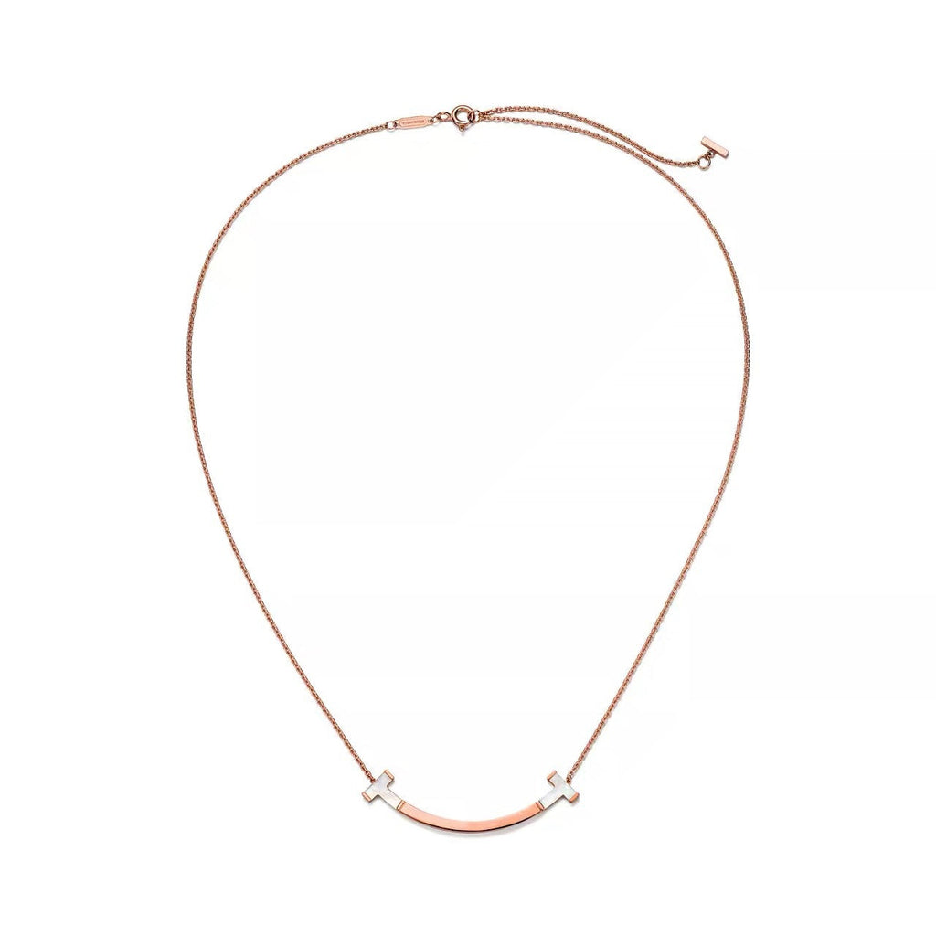 Tiffany Style Smile 18K Gold-Plated Necklace