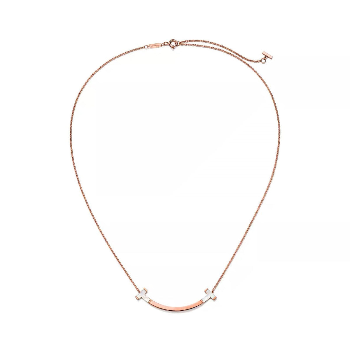 Tiffany Style Smile 18K Gold-Plated Necklace