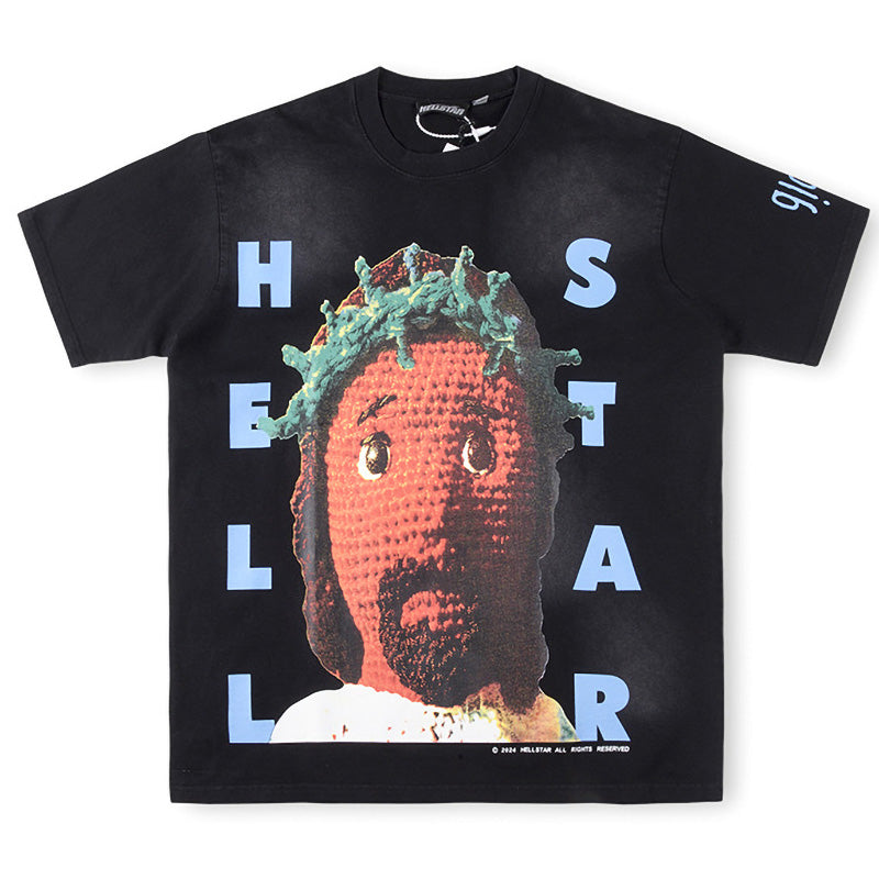 Hellstar Crotchet Jesus T-Shirt