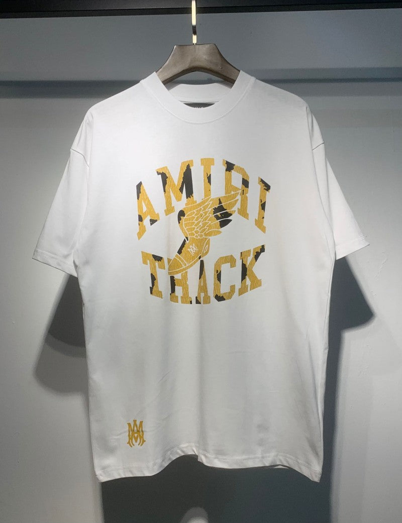 Amiri Multi‑Print Peace Dove Graffiti Oversized Tee Streetwear