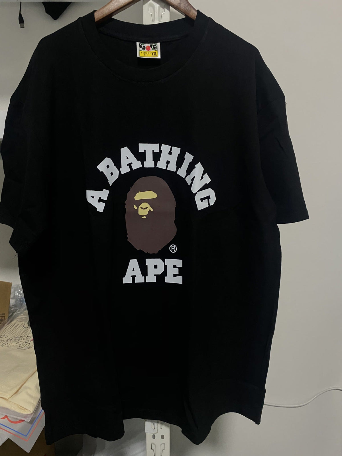 BAPE Ape Head Print Loose Unisex Streetwear T-Shirt