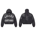 Vale Forever Valley Dreams Rhinestone Galaxy Zip Hoodie — Black
