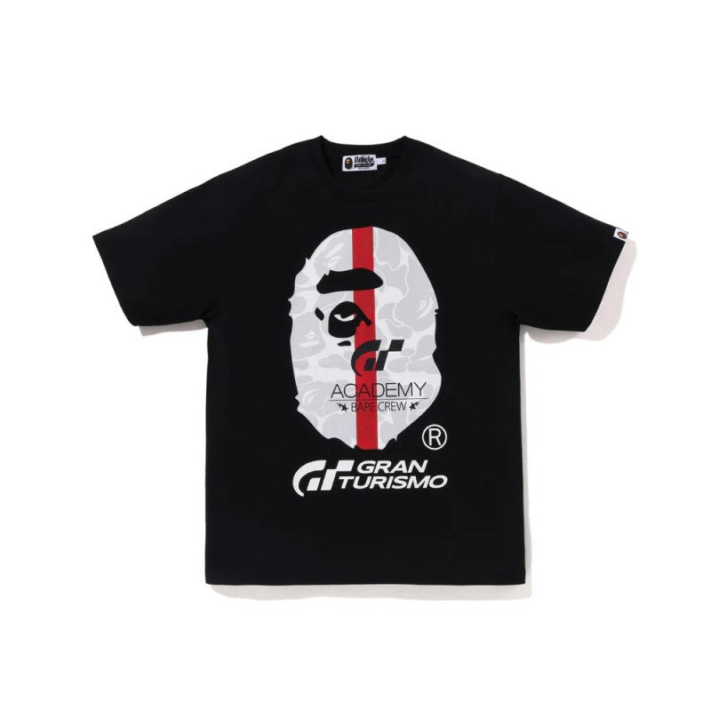 Bape Multi Pattern Camo Ape Head Graphic Oversized Tee Streetwear