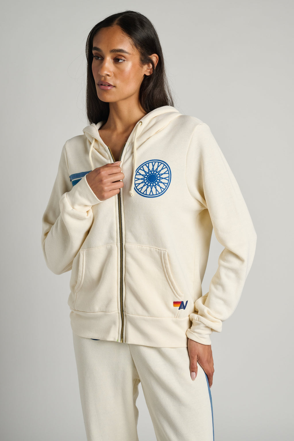 SOUL 5 STRIPE ZIP HOODIE
