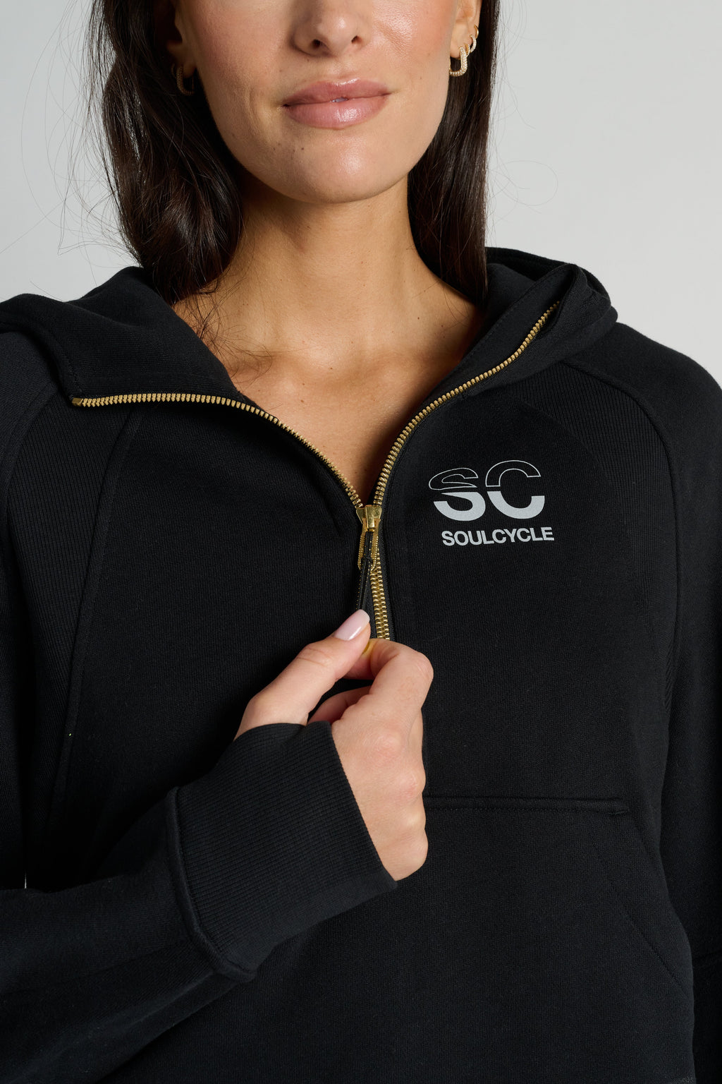 Scuba Oversized Half-Zip Hoodie