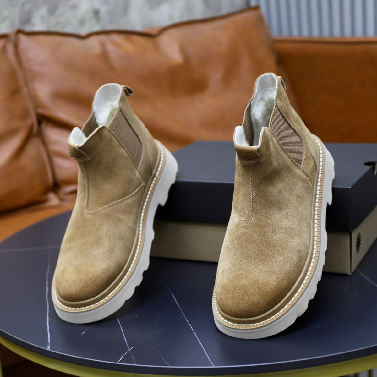 UGG Sand Suede Chelsea Casual Shoes