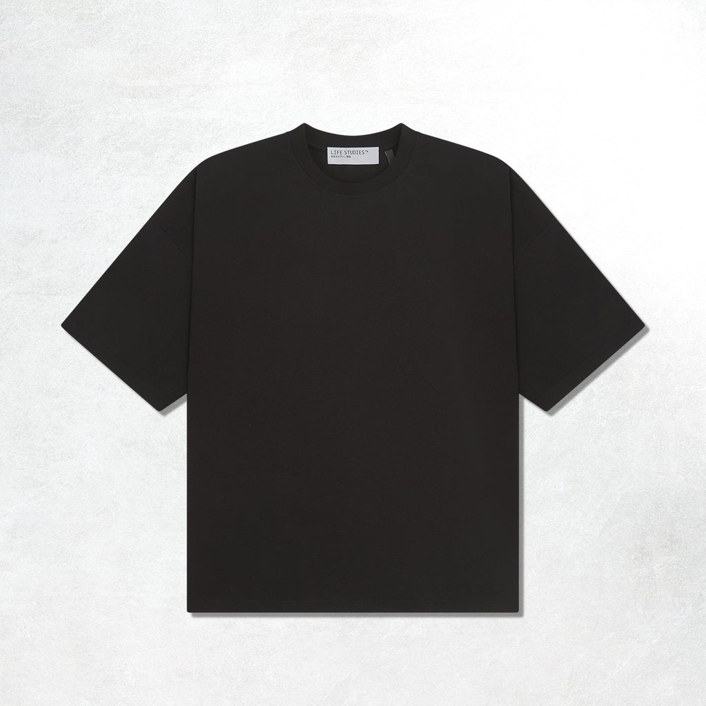 Life Studies Julian Oversized Organic T-Shirt: Black