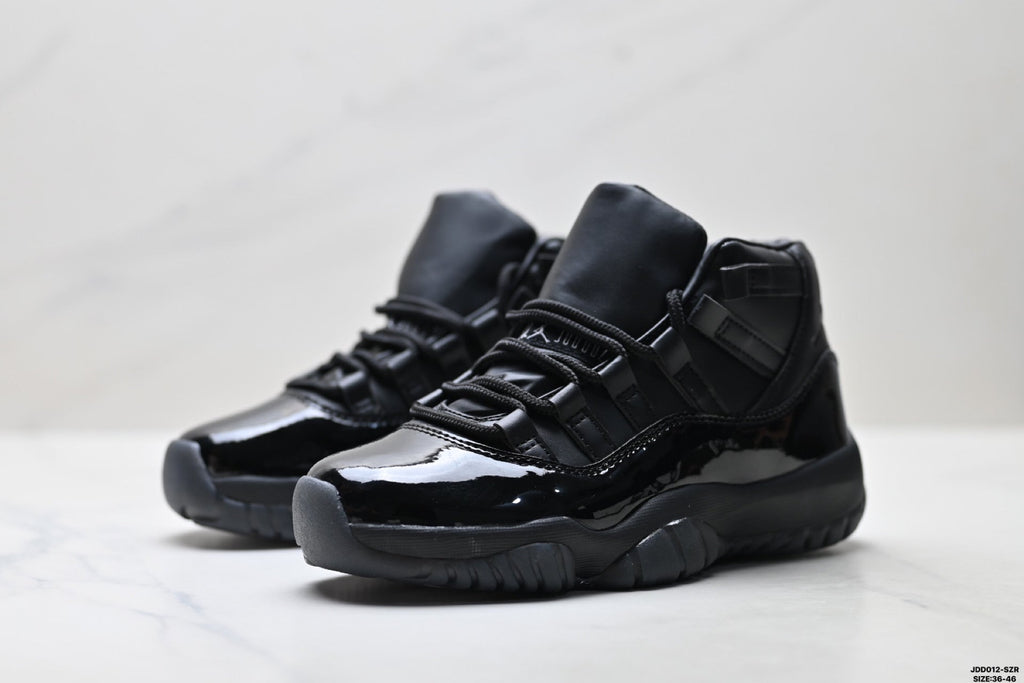 Air Jordan 11 Retro Triple Black Unisex Sneakers Style 22