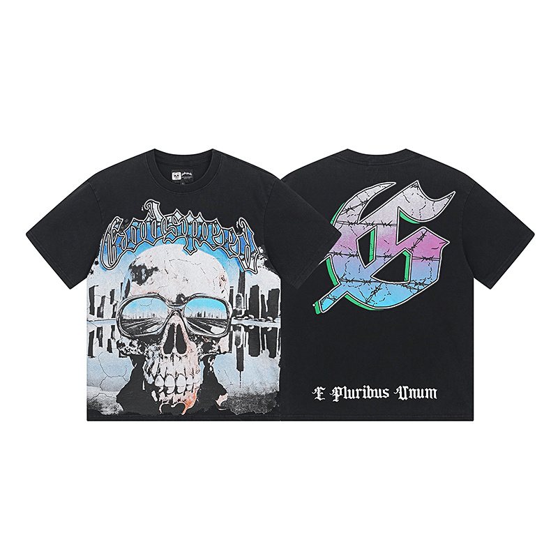 Godspeed Skull & Axe Graphic T-Shirt