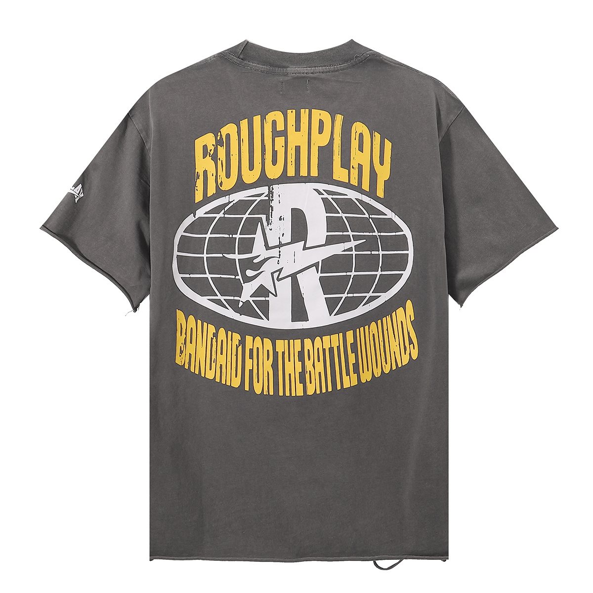 Rough Play Yellow Globe Graphic T-Shirt