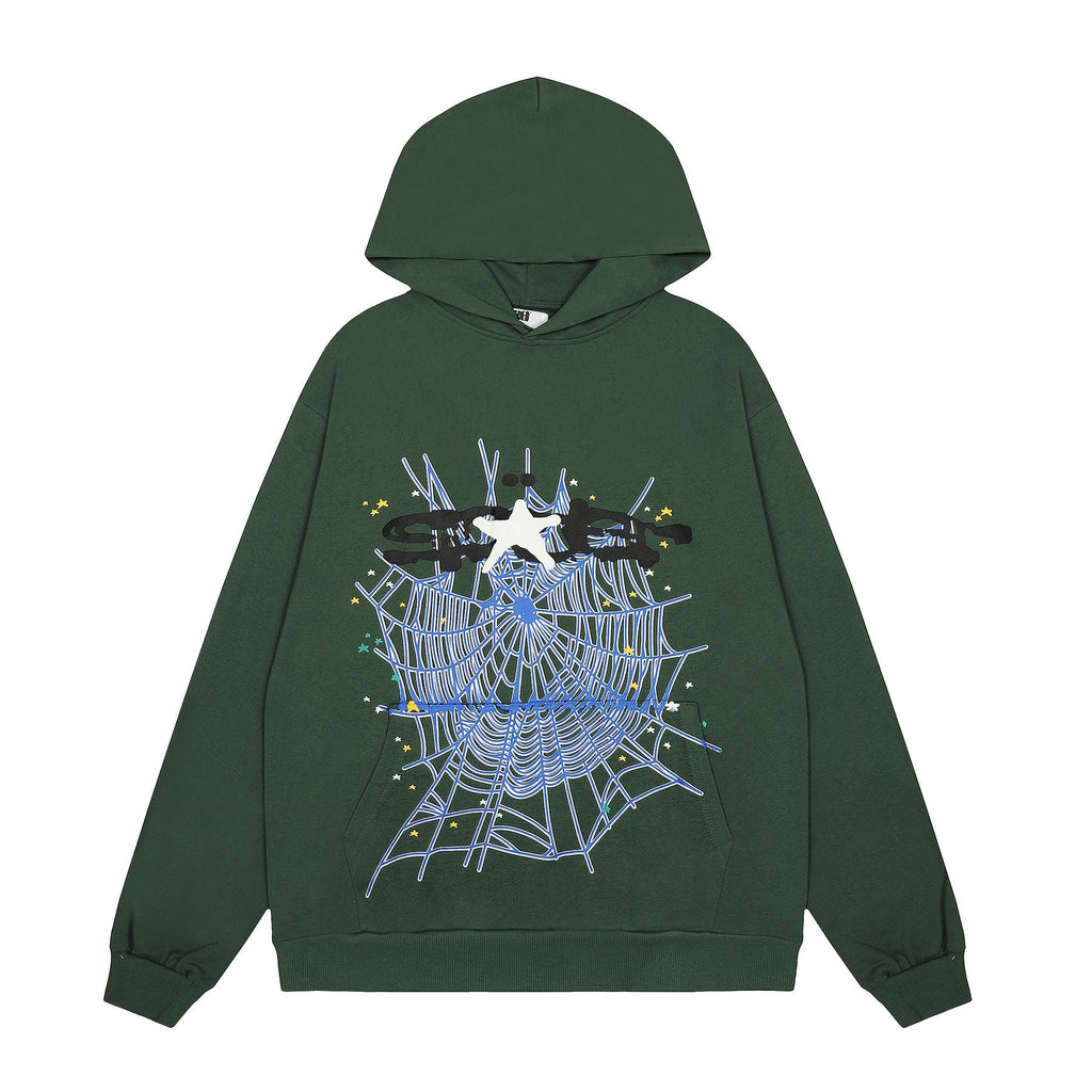Sp5der Spiderweb Graphic Hoodie