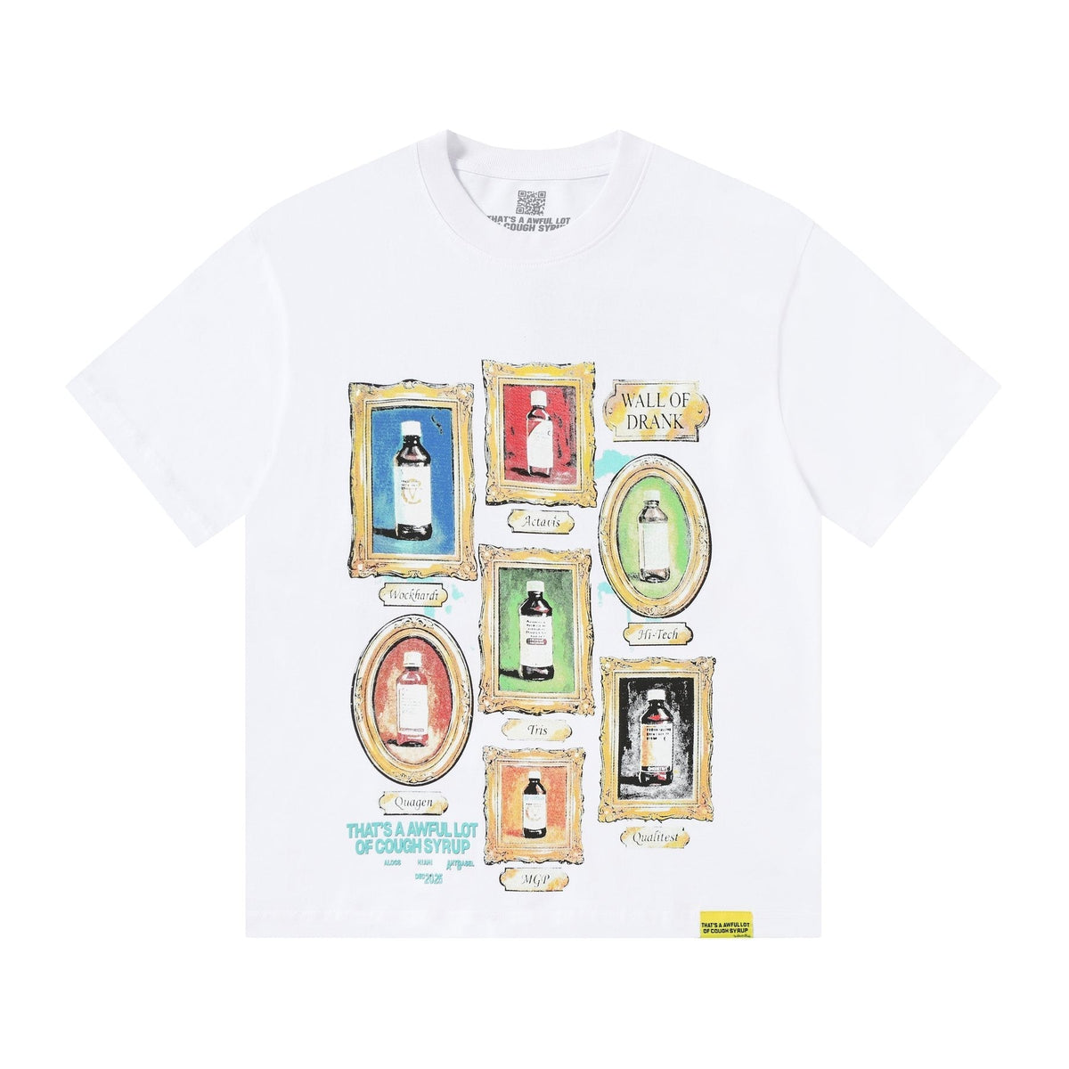 THAT'S A AWFUL LOT OF COUGH SYRUP Bottle Graphic T-Shirt