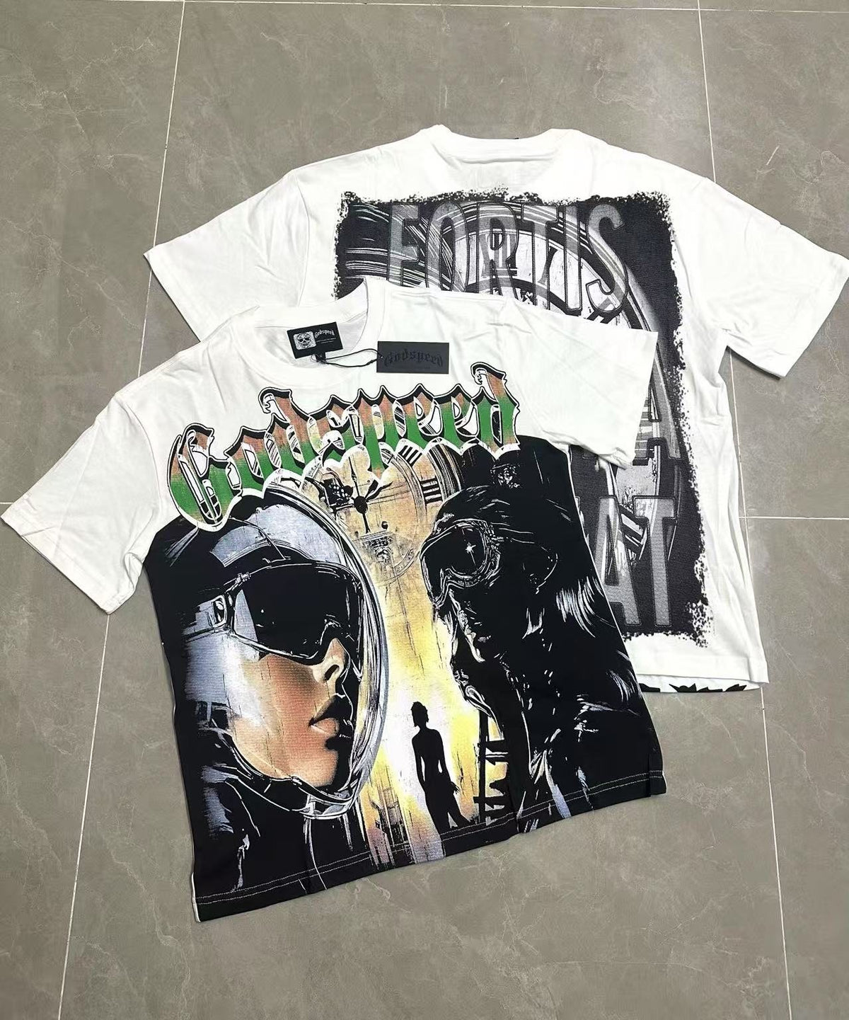 Godspeed Fortis Fortuna Graphic T-Shirt