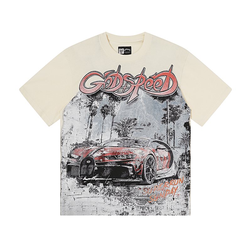 Godspeed Car Graphic Short-Sleeve T-Shirt