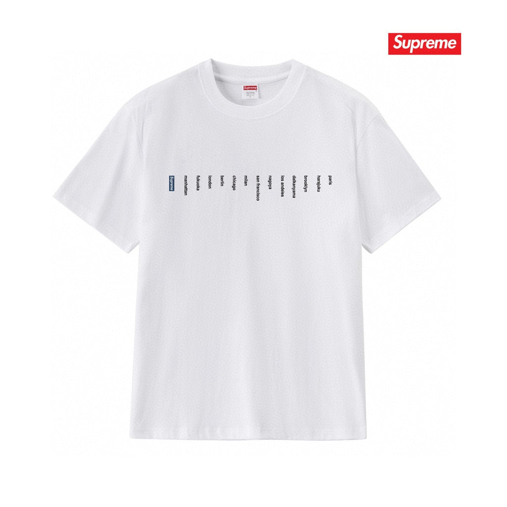 Supreme Location Graphic Short-Sleeve T-Shirt
