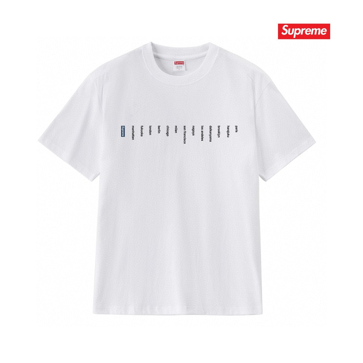 Supreme Location Graphic Short-Sleeve T-Shirt