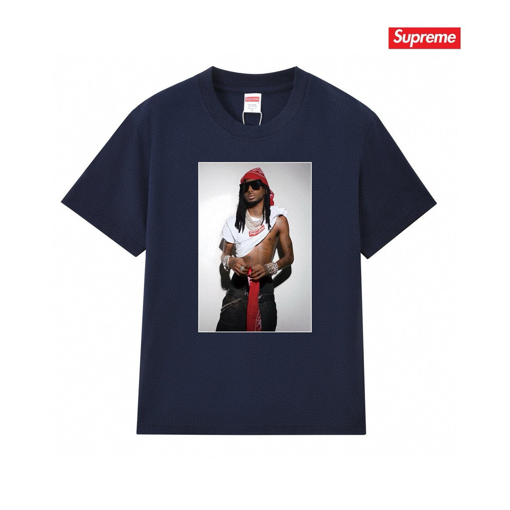 Supreme Playbi Caarti Portrait Graphic T-Shirt