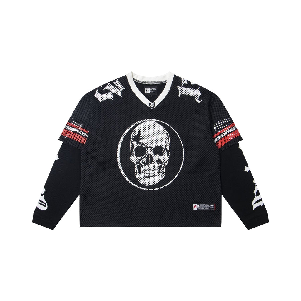 Godspeed Skull K-Back Mesh Long-Sleeve T-Shirt