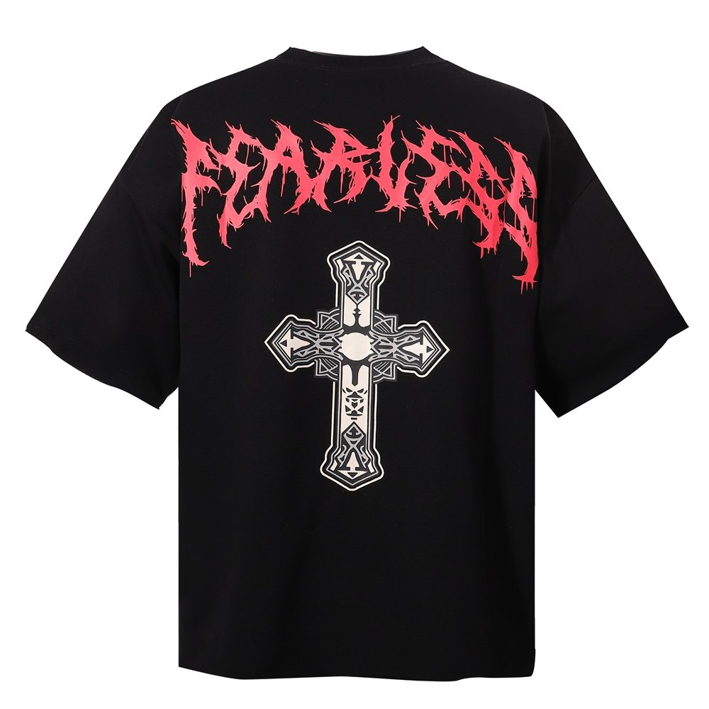 KLEEP 2004 Rhinestone Graphic Short-Sleeve T-Shirt